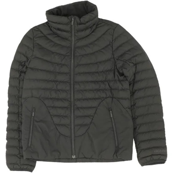 LULULEMON - Black Solid Puffer Jacket - Picture 1 of 2